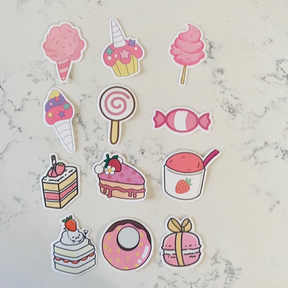 Pink 50 Pieces Cute Sticker Bundle - Picture 6 of 16